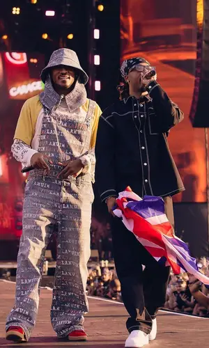 Metro Boomin wearing Prada eyewear