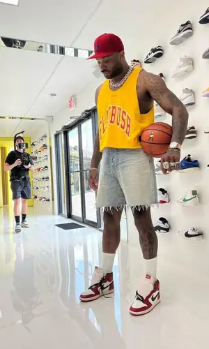 PJ Tucker wearing Fear of God cap