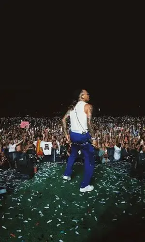 Ozuna wearing Bode shirt
