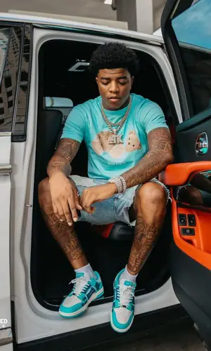 Yungeen Ace wearing Hudson shorts