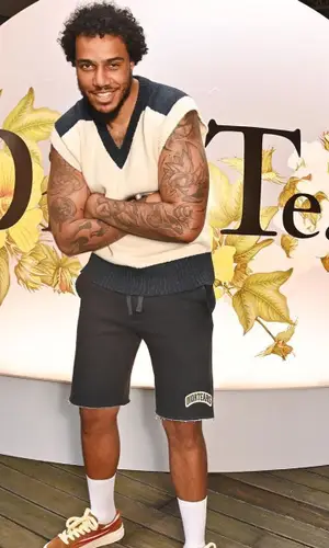 AJ Tracey wearing Dior jacket