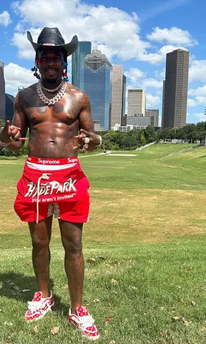 Sauce Walka wearing Supreme underwear