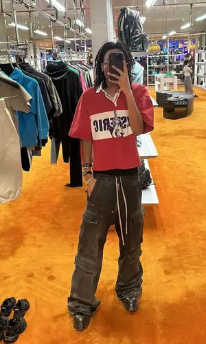Lil Tecca wearing Rick Owens pants