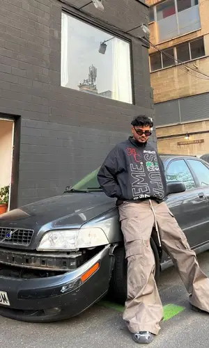 Álvaro Díaz wearing Rick Owens pants