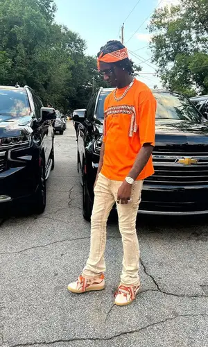 Yung Mal wearing Lanvin sneakers