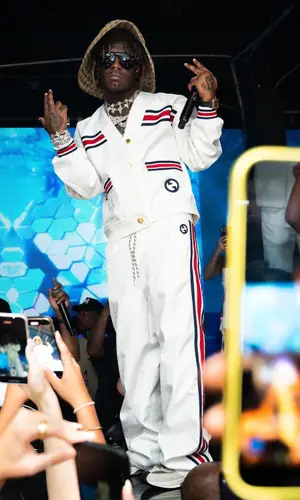 Lil Uzi Vert wearing Gucci hat