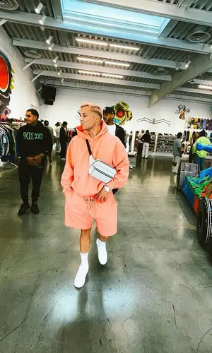 Nio Garcia wearing Nike sneakers