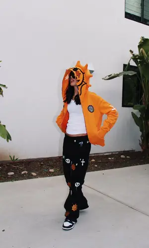 Dina Ayada wearing Nike sneakers