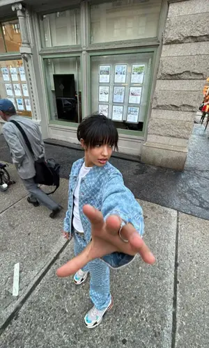 Dina Ayada wearing Balenciaga sneakers