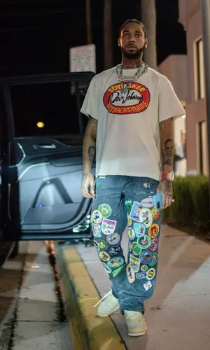 Key Glock wearing Gallery Dept. t-shirt