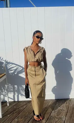 Skai Jackson wearing Miu Miu other