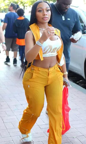 Jayda Wayda wearing Nike sneakers