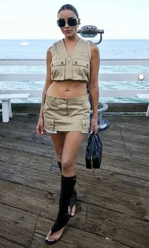 Olivia Culpo’s Outfit in Miu Miu Jacket (2023)