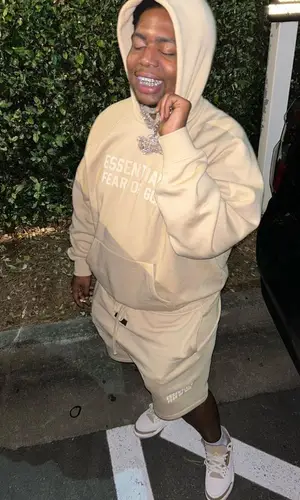 Big 30 wearing Fear of God shorts