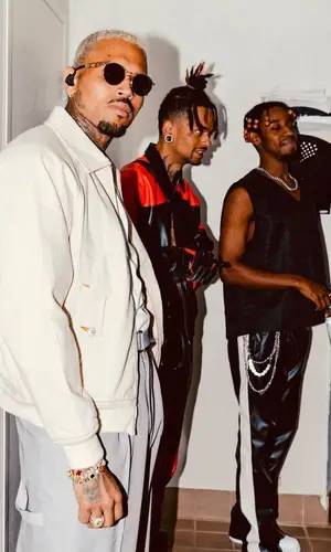 Chris Brown wearing Vintage eyewear