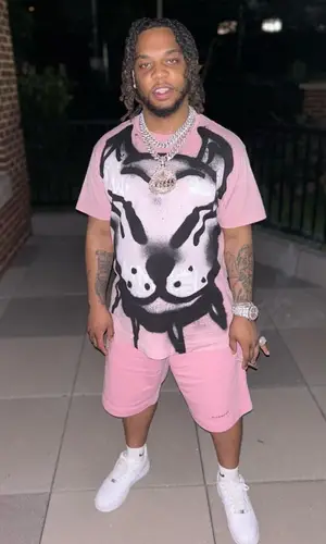 Don Q’s Outfit in Givenchy T-Shirt & Nike Socks (2023)