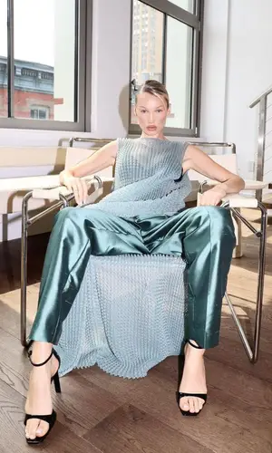 Meredith Duxbury wearing Emporio Armani pants