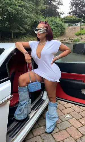 Ella Rodriguez wearing Loewe eyewear