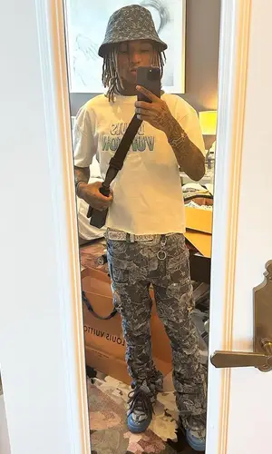 Swae Lee wearing Louis Vuitton hat