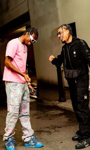 Malo Gusto wearing Louis Vuitton sneakers