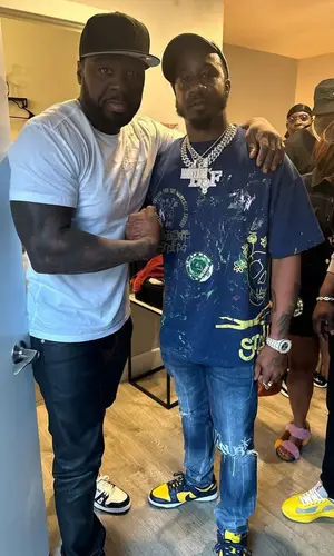 Benny The Butcher’s Outfit in Stressgods T-Shirt, Ksubi Jeans & Nike Sneakers (2023)