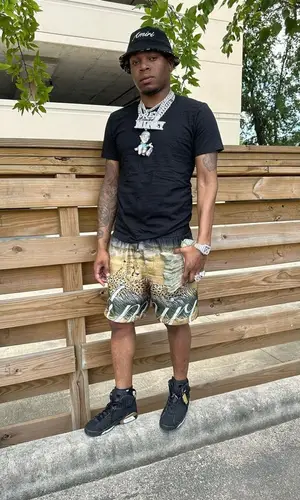Kenny Muney wearing Amiri hat