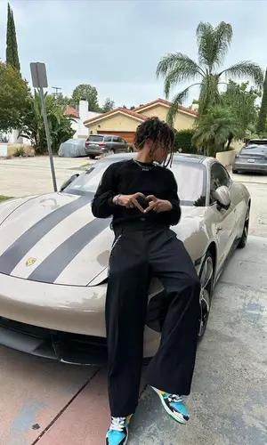 Iann Dior’s Outfit in MSGM Sweatshirt, Nike Sneakers & Ben & Jerry's (2023)