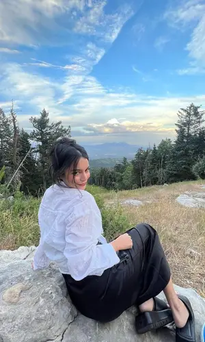 Vanessa Hudgens wearing Naked Wolfe sandal