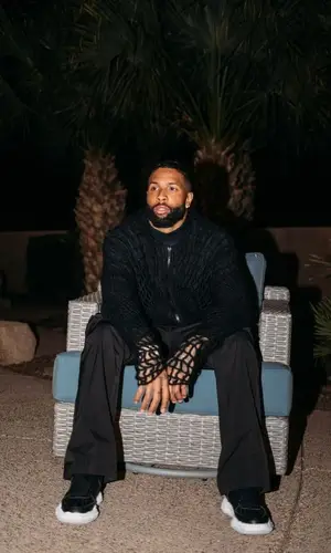 Odell Beckham Jr wearing Givenchy hoody