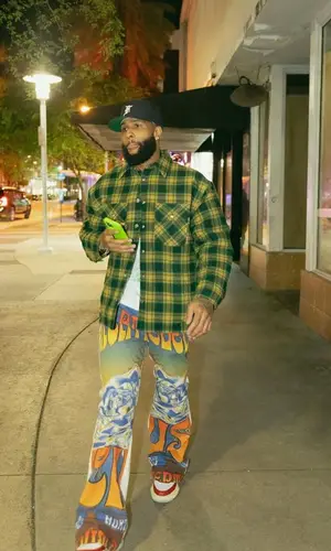 Odell Beckham Jr wearing Cout De La Liberte pants