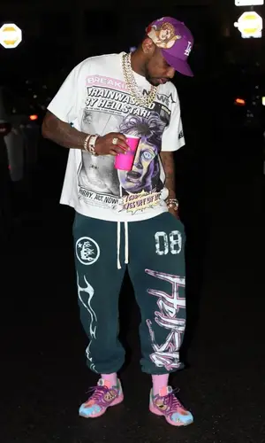 Fabolous wearing Jon Stan cap