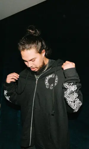 Arsn wearing Chrome Hearts hoody