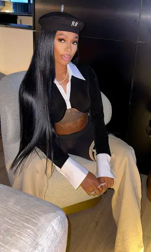 Dess Dior wearing Ruslan Baginskiy hat