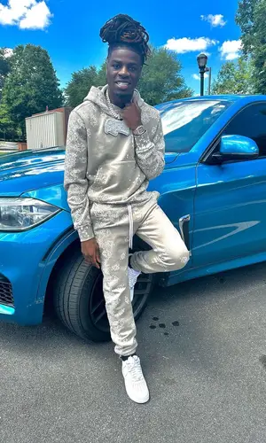 SleazyWorld Go wearing Amiri hoody