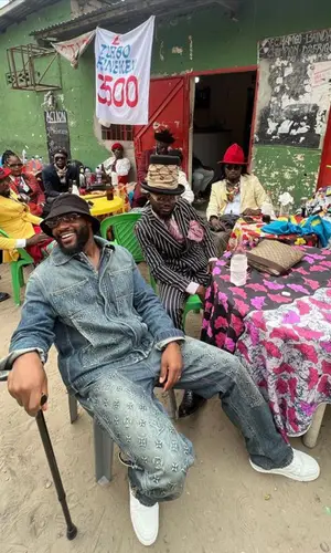 Gradur wearing Louis Vuitton jacket