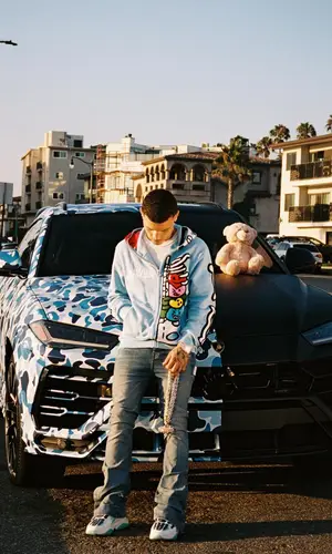 Lil Mosey’s Outfit in Royal Surge Hoodie & Amiri Jeans (2023)