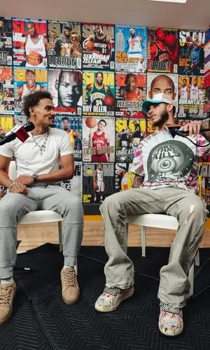 Lonzo Ball wearing Gallery Dept. jeans