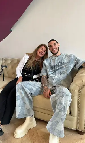 Lonzo Ball wearing Amiri jeans