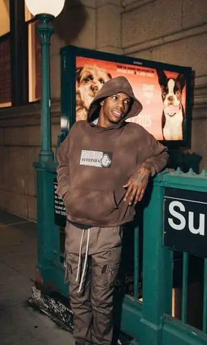 A Boogie Wit Da Hoodie wearing Rick Owens pants