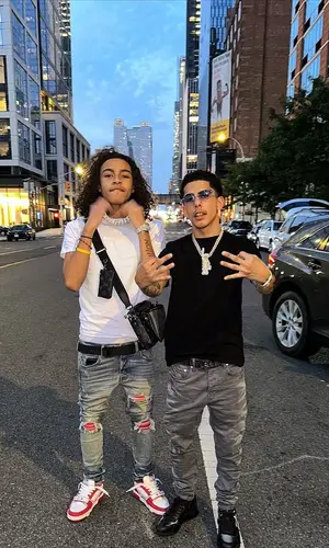 DD Osama wearing Louis Vuitton belt