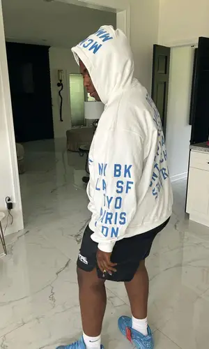 Big 30 wearing Nike sock