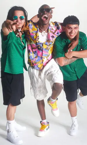 Bobby Shmurda wearing Palm Angels shirt