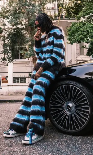 Digga D’s Outfit in Marni Sweater & Lanvin Sneakers (2023)