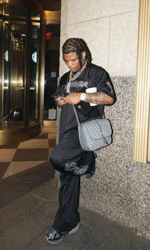 Rylo Rodriguez wearing Chrome Hearts jersey