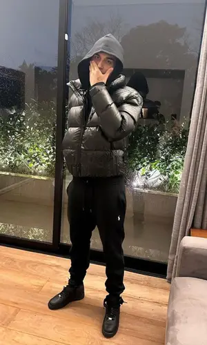 Veigh wearing Trapstar jacket