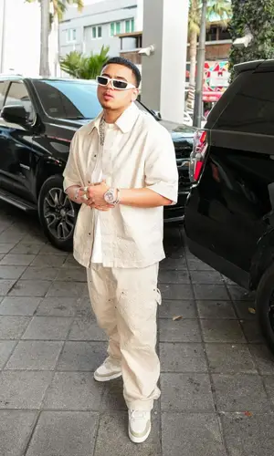 Jesus Ortiz Paz wearing Prada eyewear