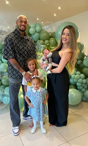 Joelinton Cassio Apolinario de Lira wearing Louis Vuitton jeans