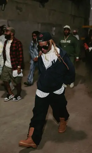Lil Wayne wearing Louis Vuitton boots