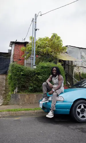 Jackboy wearing Rick Owens top