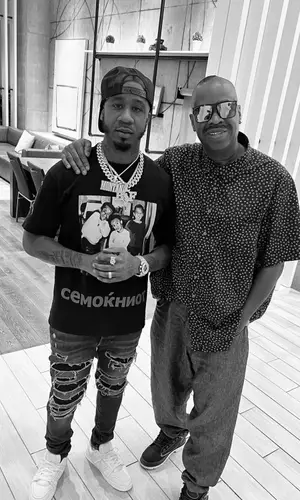 Benny The Butcher’s Outfit in Louis Vuitton Sneakers & Amiri Cap (2023)